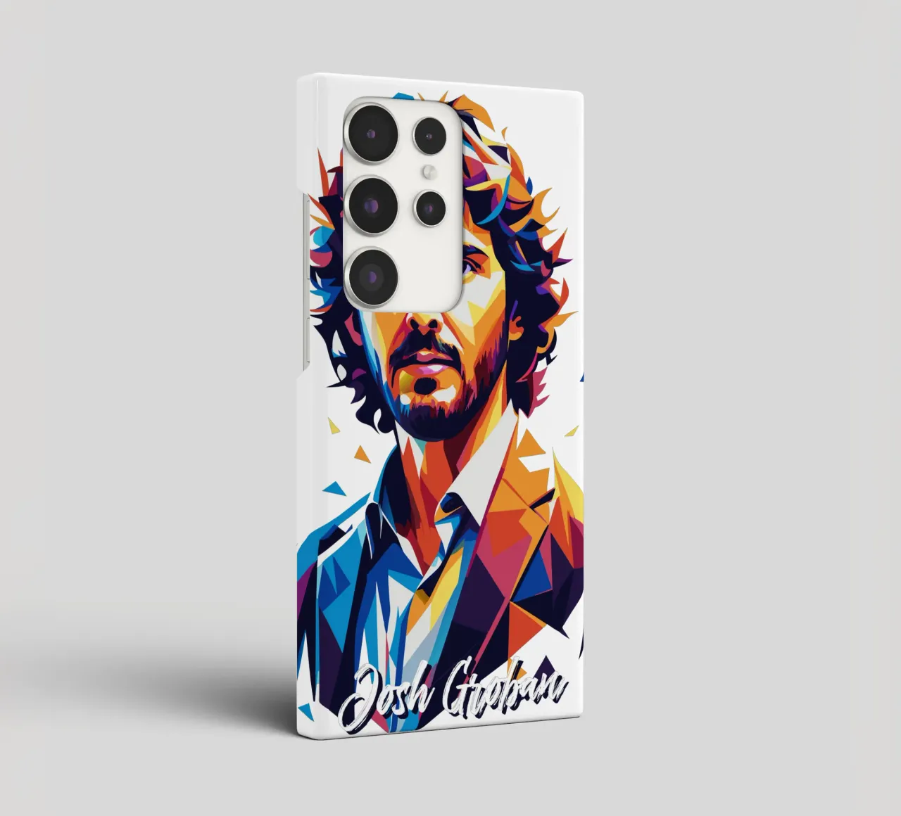 Josh Groban Portrait in WPAP Pop Art cover samsung da vectorartnesia