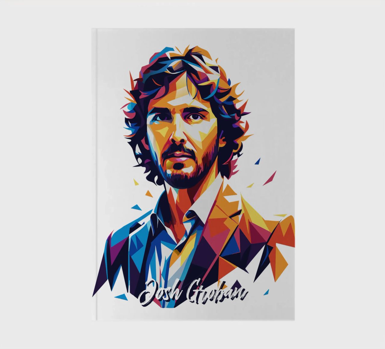 Josh Groban Portrait in WPAP Pop Art diario da vectorartnesia