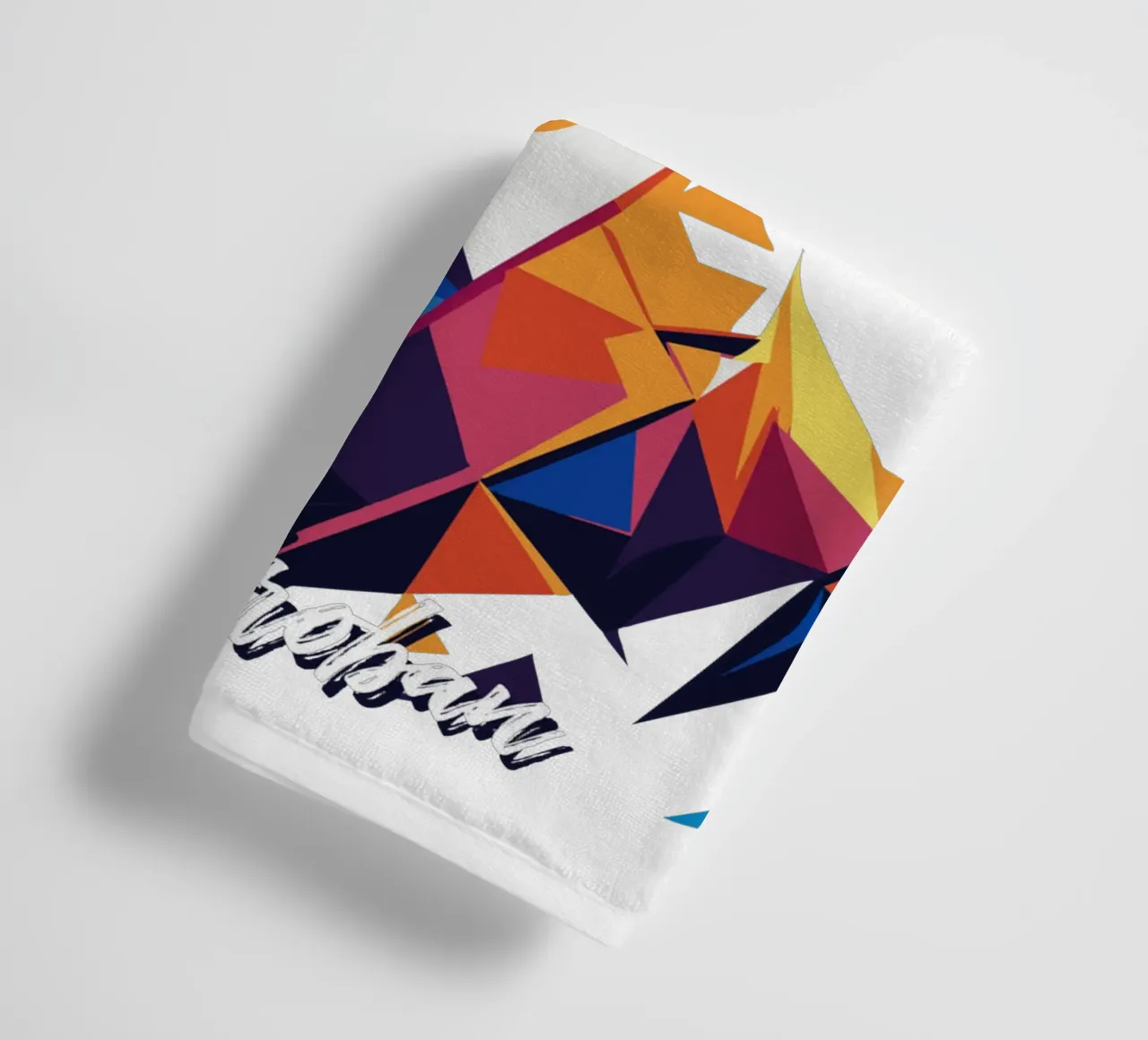 Josh Groban Portrait in WPAP Pop Art towel by vectorartnesia