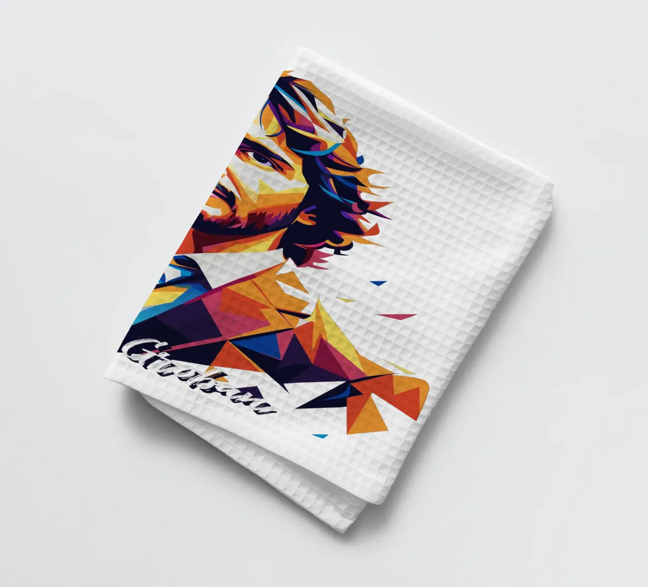 Josh Groban Portrait in WPAP Pop Art canovaccio da cucina da vectorartnesia