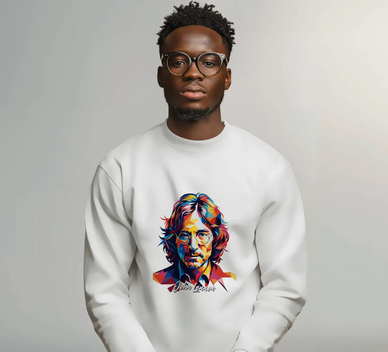 John Lennon #2 in WPAP Pop Art felpa da vectorartnesia