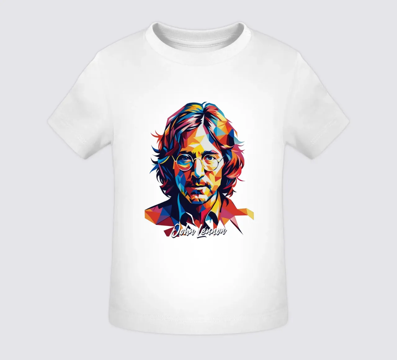 John Lennon nº 2 en WPAP Pop Art camiseta de bebé de vectorartnesia