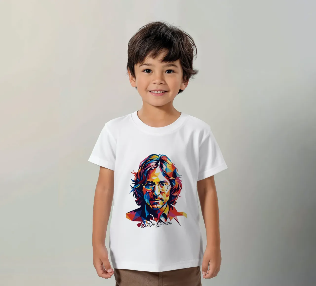 John Lennon #2 in WPAP Pop Art t-shirt bambini da vectorartnesia