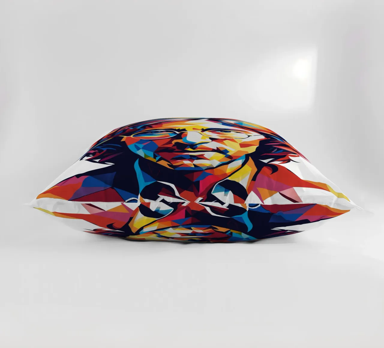 John Lennon #2 in WPAP Pop Art cuscino da vectorartnesia