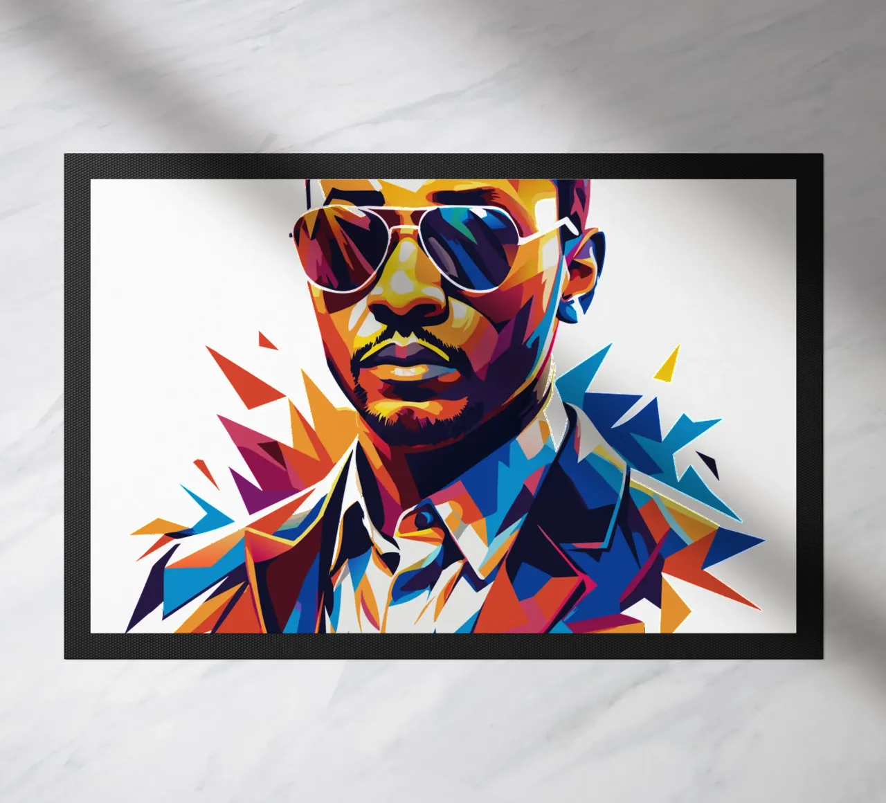 John Legend Portrait in WPAP Pop Art zerbino da vectorartnesia