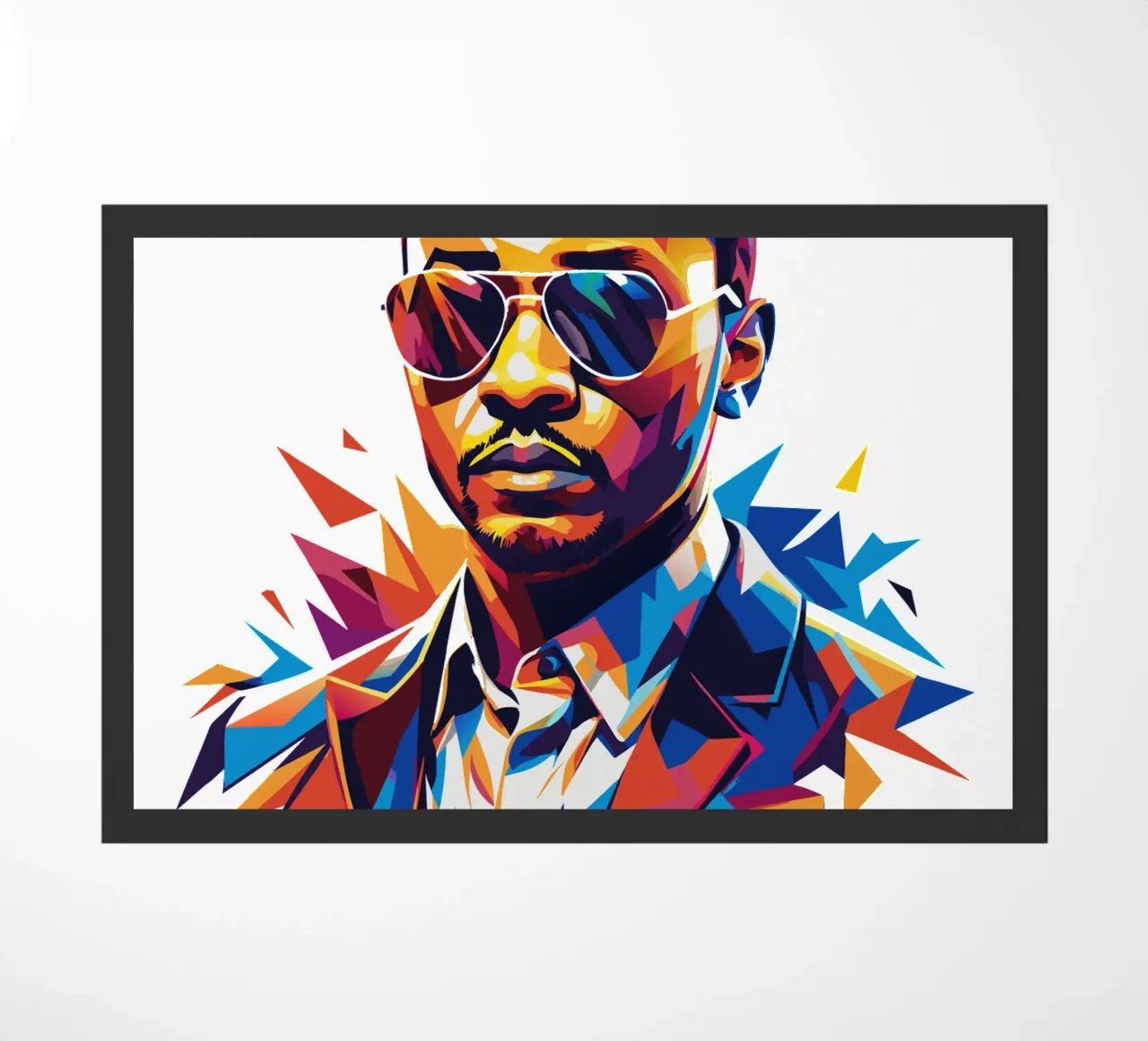 John Legend Portrait in WPAP Pop Art zerbino da vectorartnesia