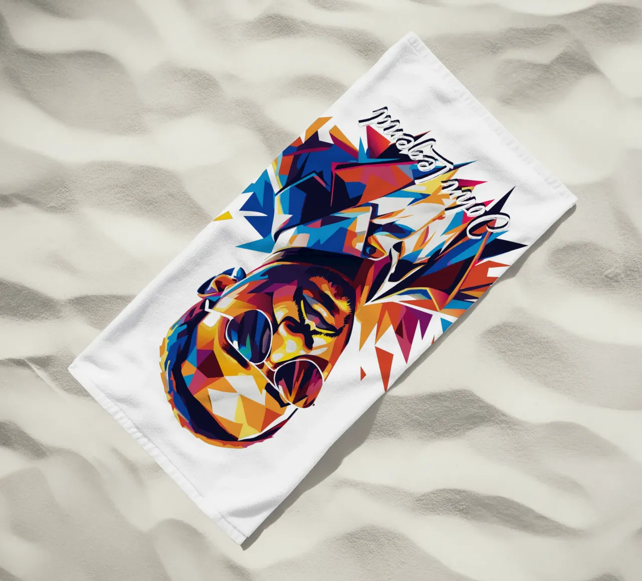 John Legend Portrait in WPAP Pop Art telo mare da vectorartnesia