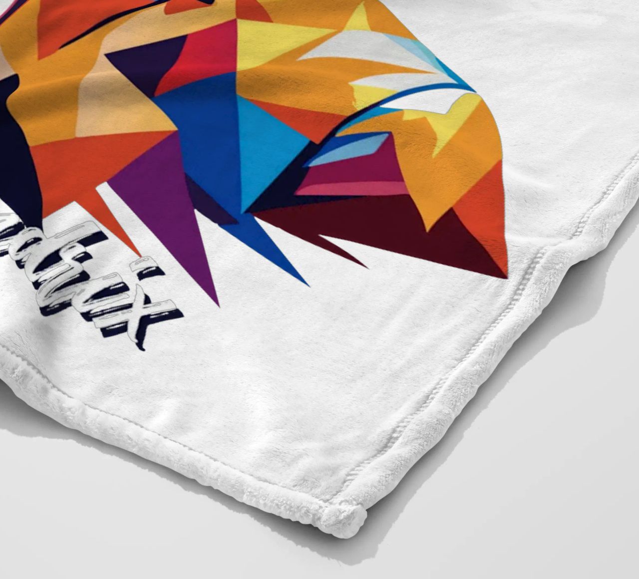 Ritratto di Jimmy Hendrix in WPAP Pop Art coperta in pile da vectorartnesia