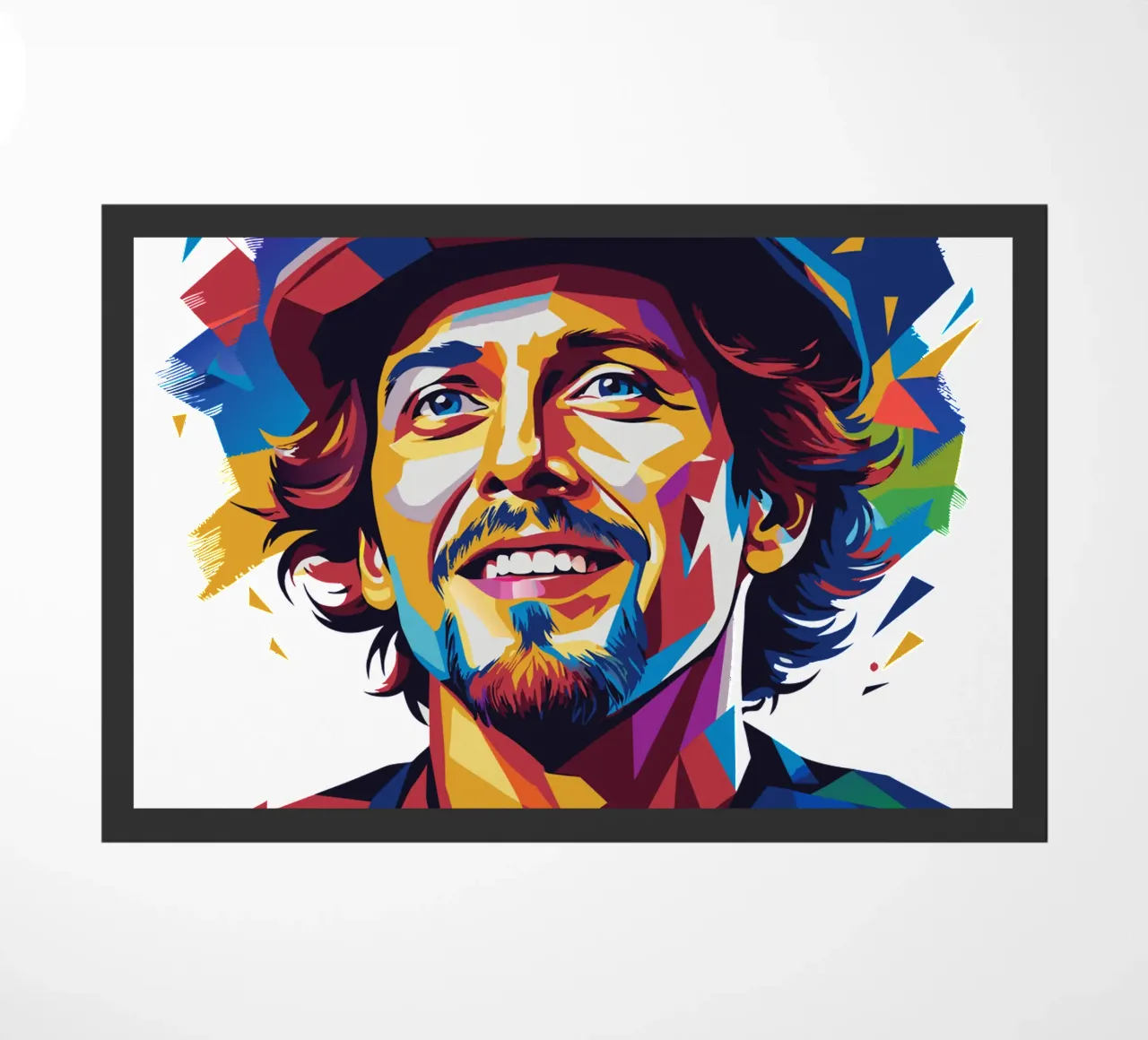 Jason Mraz Portrait in WPAP Pop Art zerbino da vectorartnesia