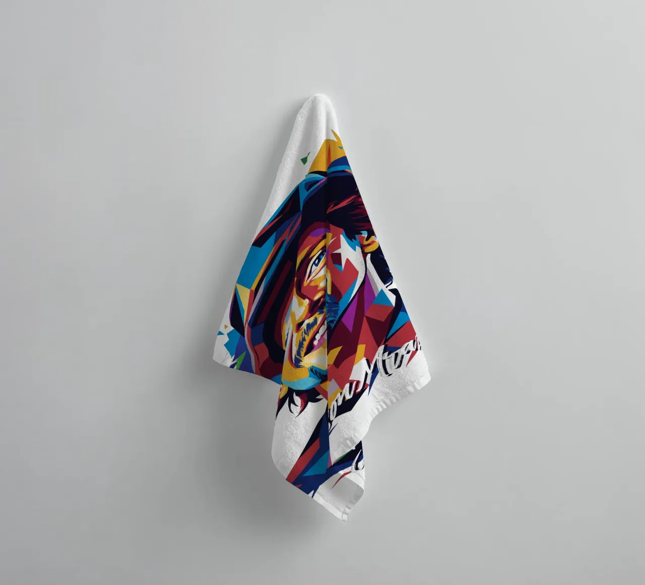 Jason Mraz Portrait in WPAP Pop Art asciugamano da bagno da vectorartnesia