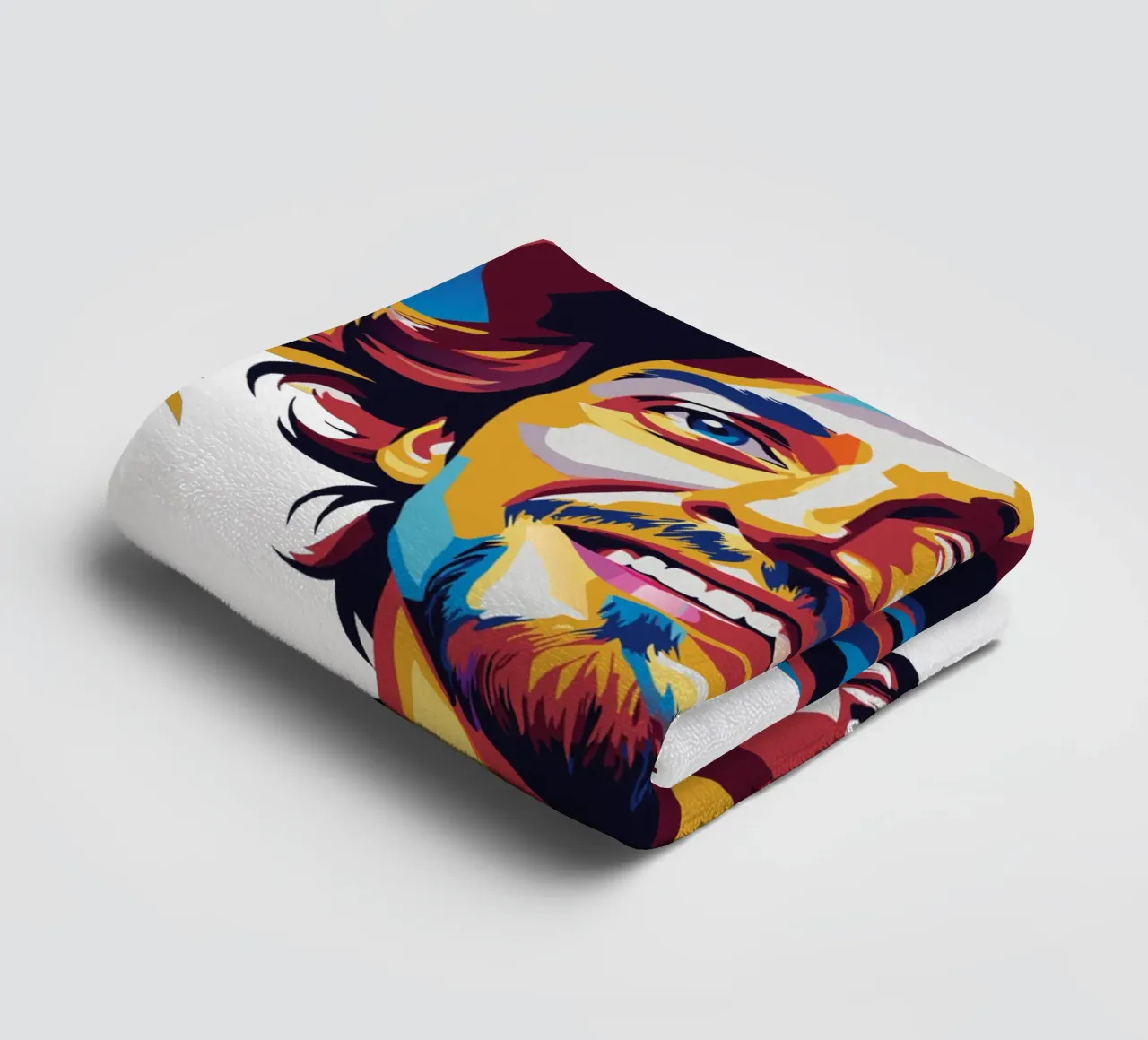 Jason Mraz Portrait in WPAP Pop Art asciugamano da bagno da vectorartnesia