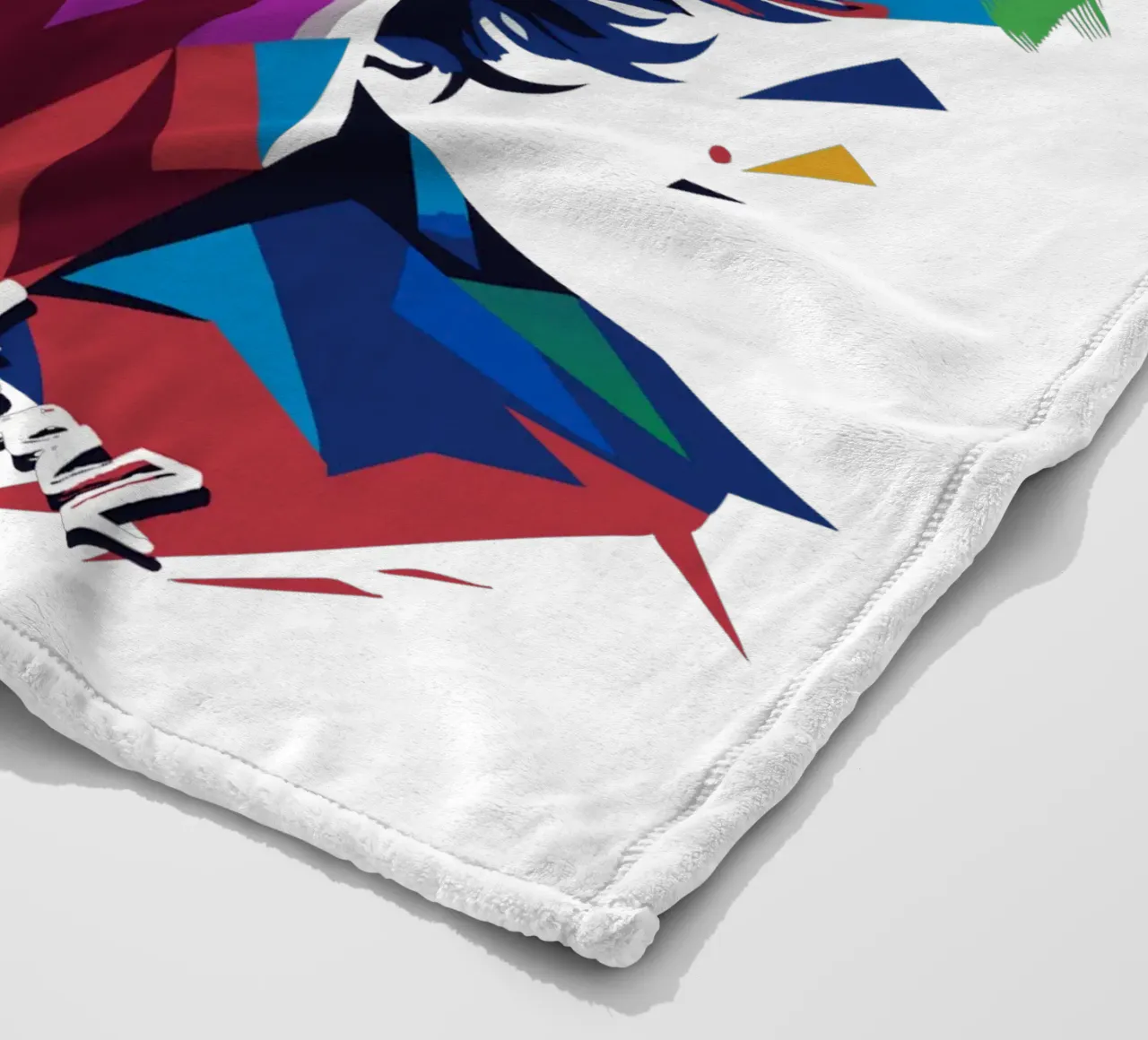 Jason Mraz Portrait in WPAP Pop Art coperta in pile da vectorartnesia