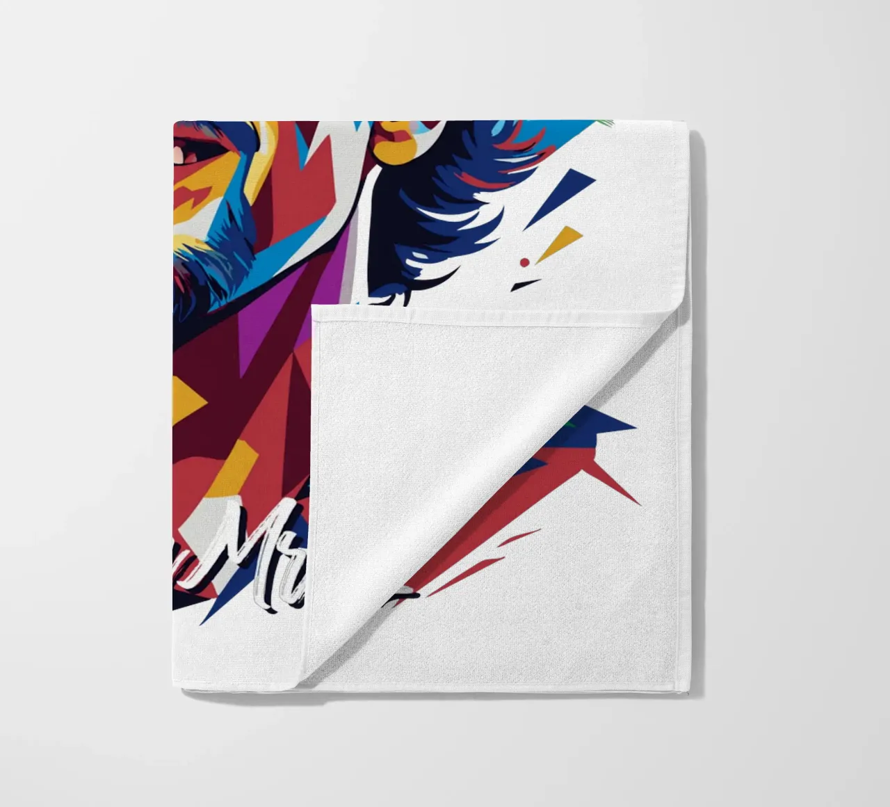 Jason Mraz Portrait in WPAP Pop Art telo mare da vectorartnesia