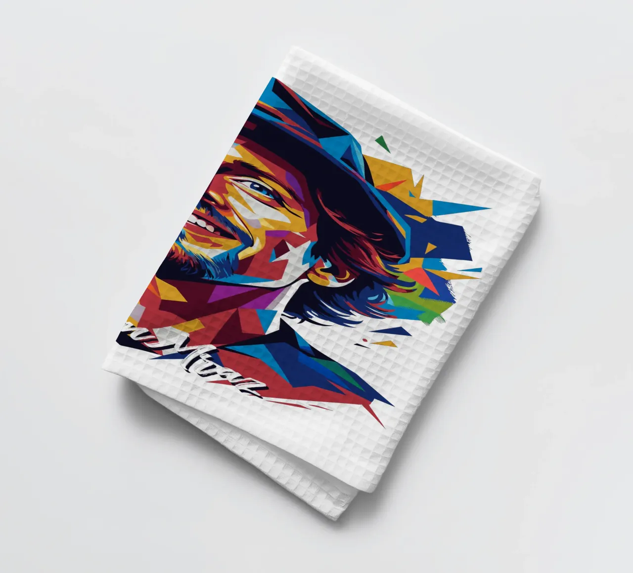 Jason Mraz Portrait in WPAP Pop Art canovaccio da cucina da vectorartnesia