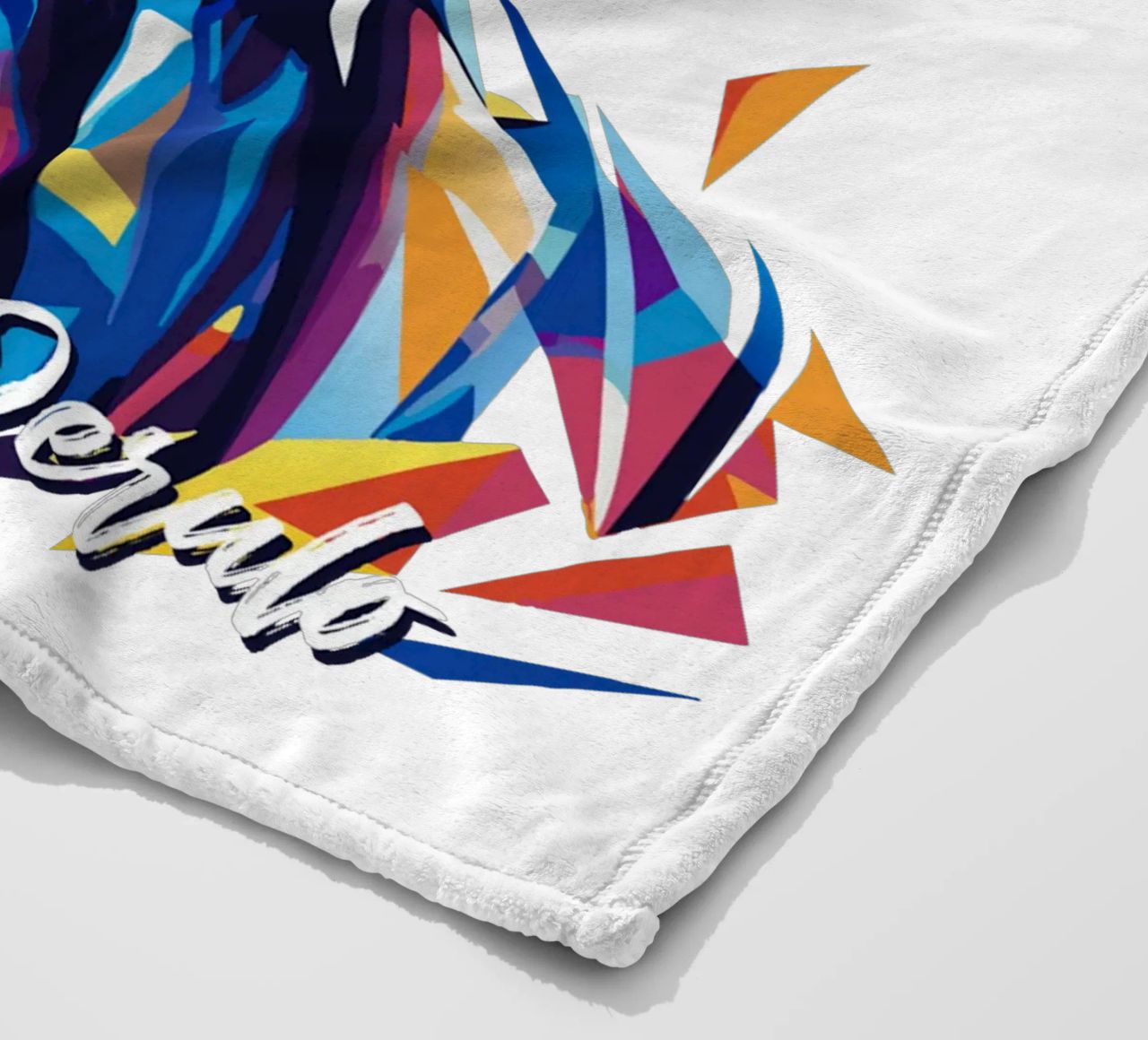Jason Derulo Portrait in WPAP Pop Art coperta in pile da vectorartnesia