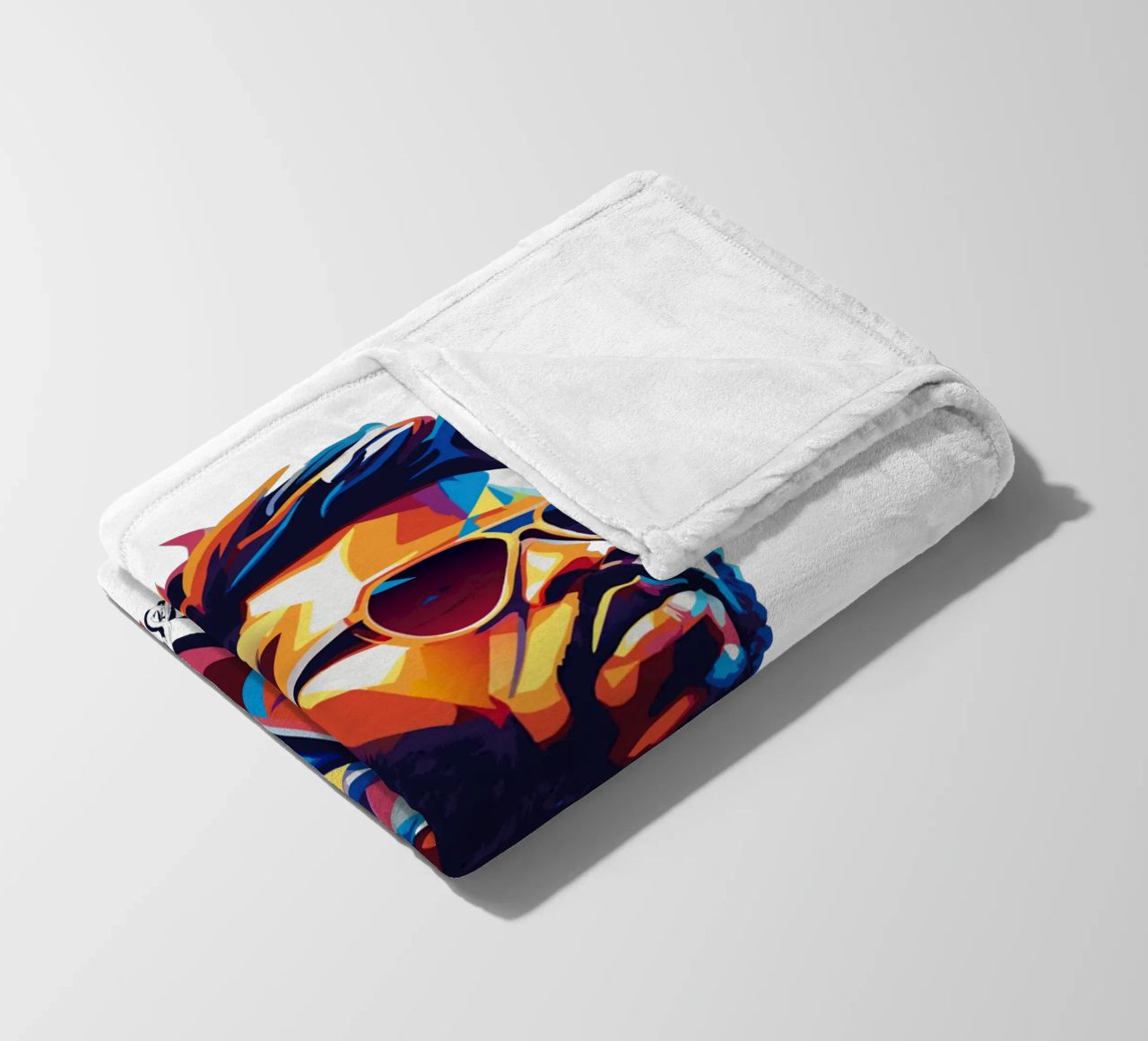 Jason Derulo Portrait in WPAP Pop Art coperta in pile da vectorartnesia
