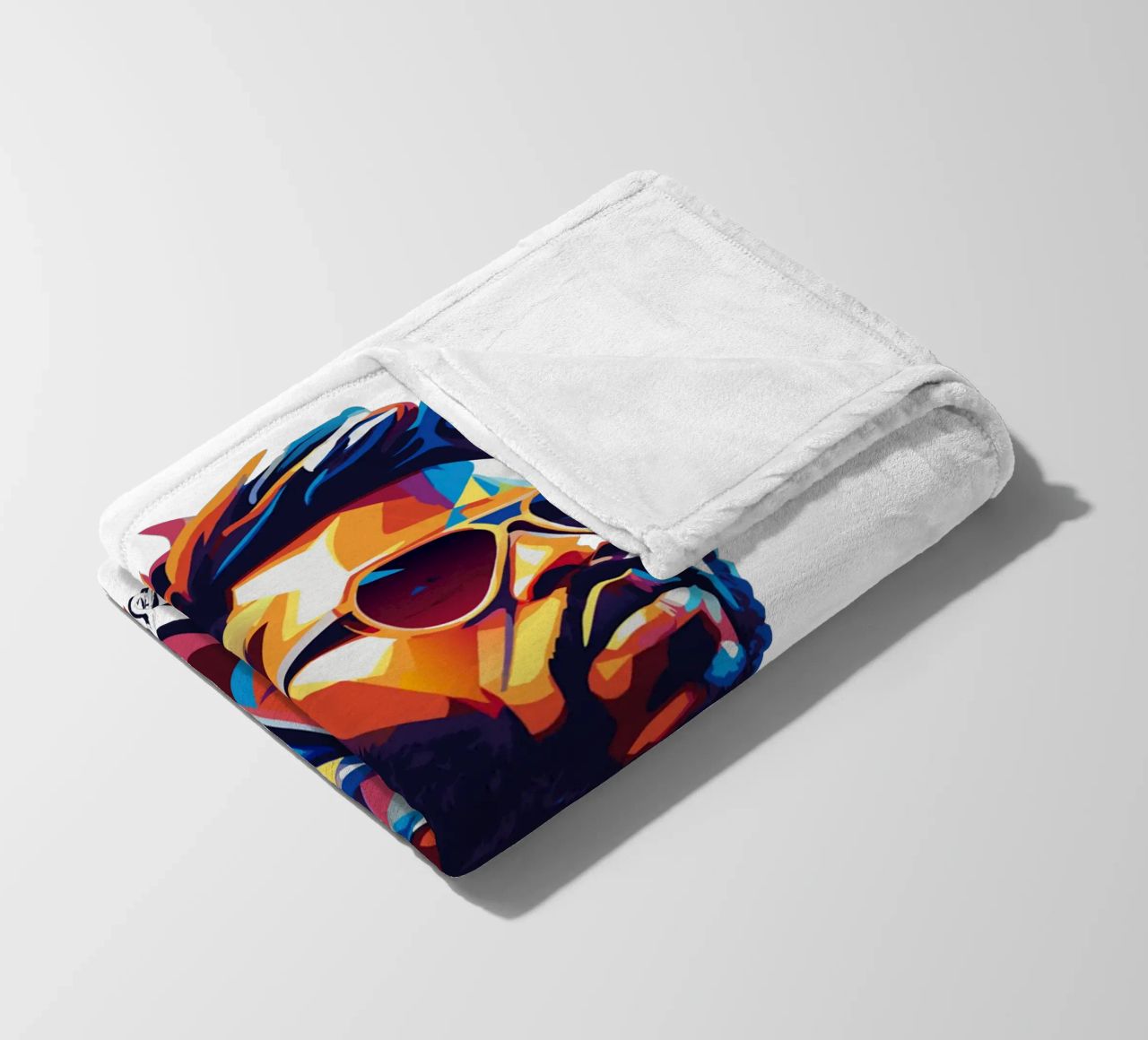 Jason Derulo Portrait in WPAP Pop Art coperta in pile da vectorartnesia