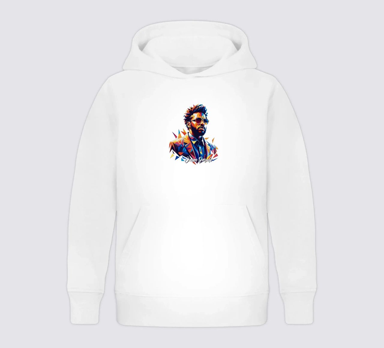 Jason Derulo Portrait in WPAP Pop Art felpa bambino con cappuccio da vectorartnesia