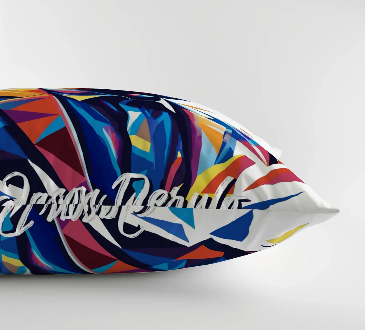 Jason Derulo Portrait in WPAP Pop Art cuscino da vectorartnesia