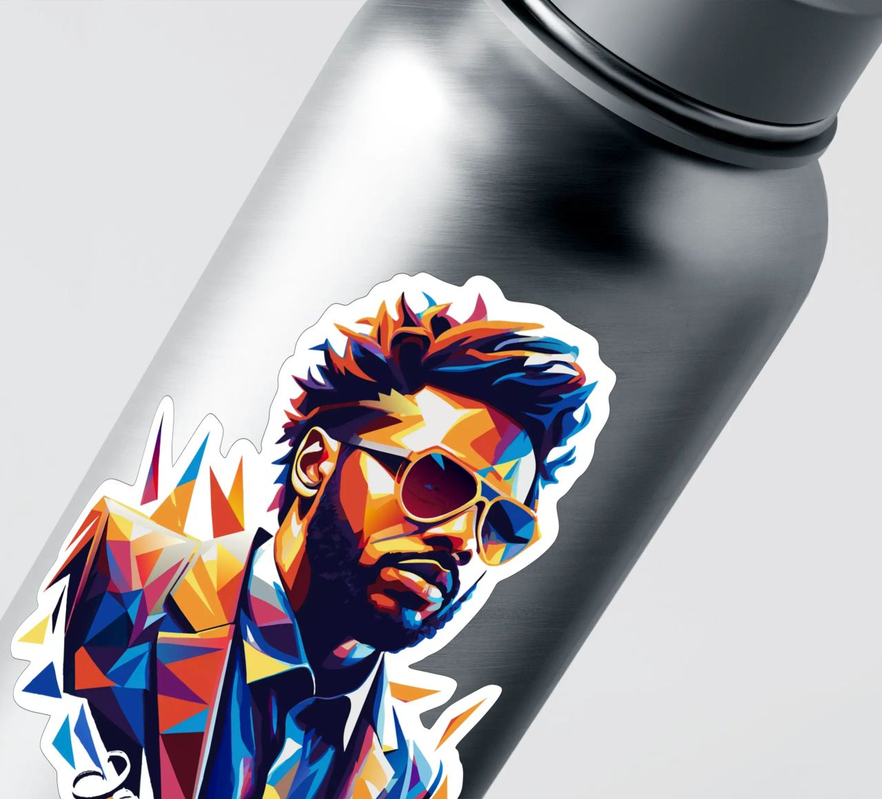 Jason Derulo Portrait in WPAP Pop Art adesivo da vectorartnesia