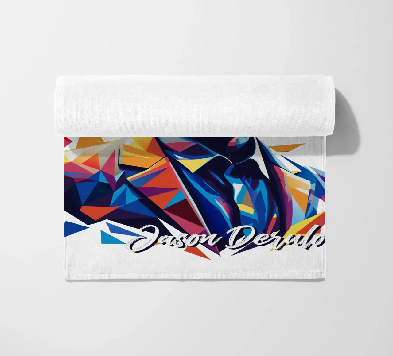 Jason Derulo Portrait in WPAP Pop Art telo mare da vectorartnesia