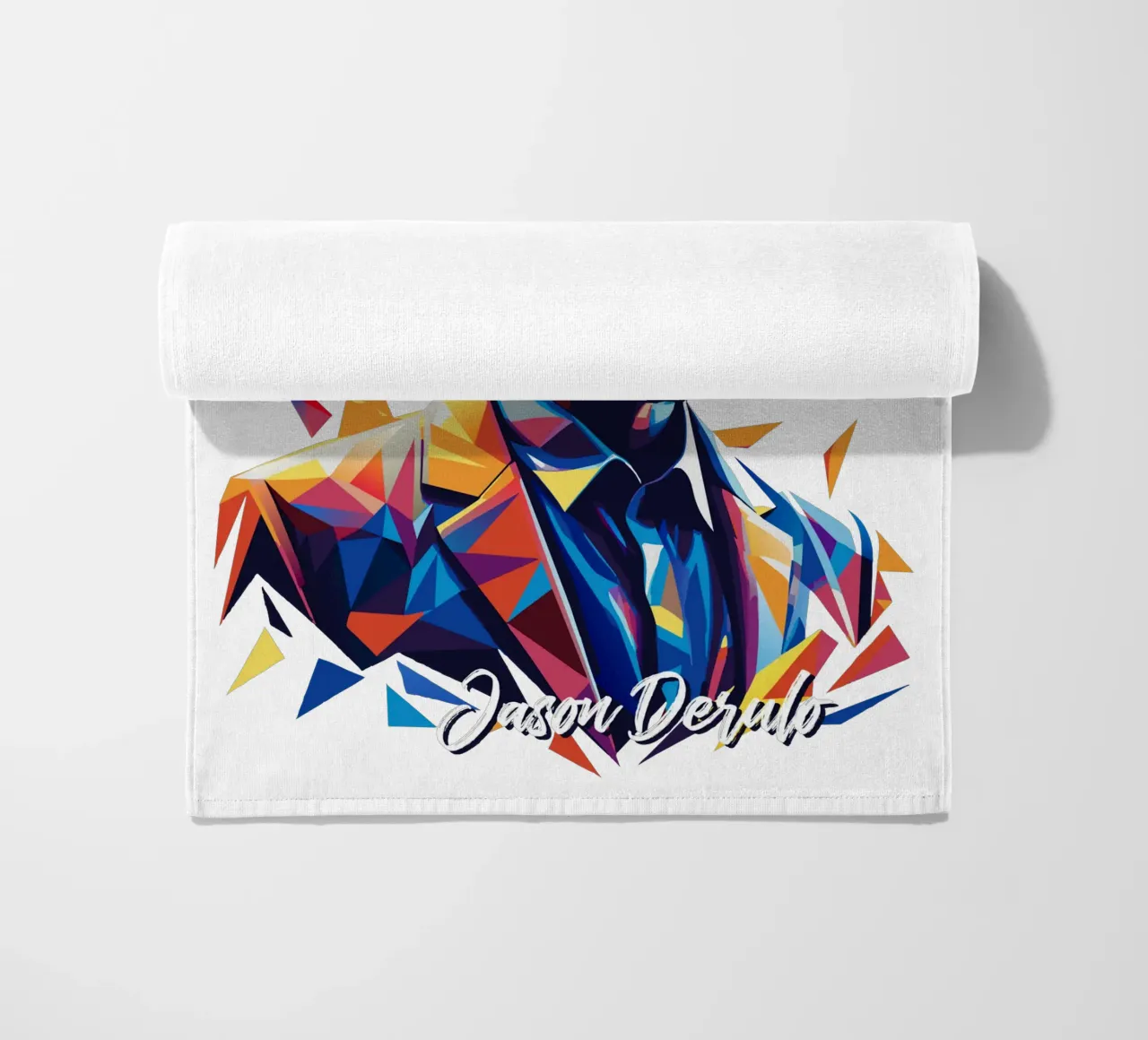 Jason Derulo Portrait in WPAP Pop Art telo mare da vectorartnesia