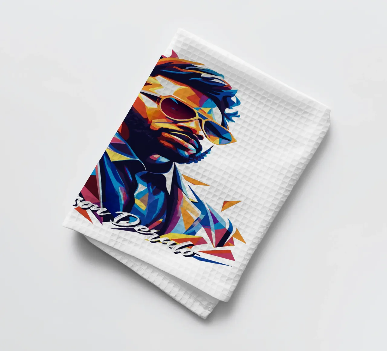 Jason Derulo Portrait in WPAP Pop Art canovaccio da cucina da vectorartnesia