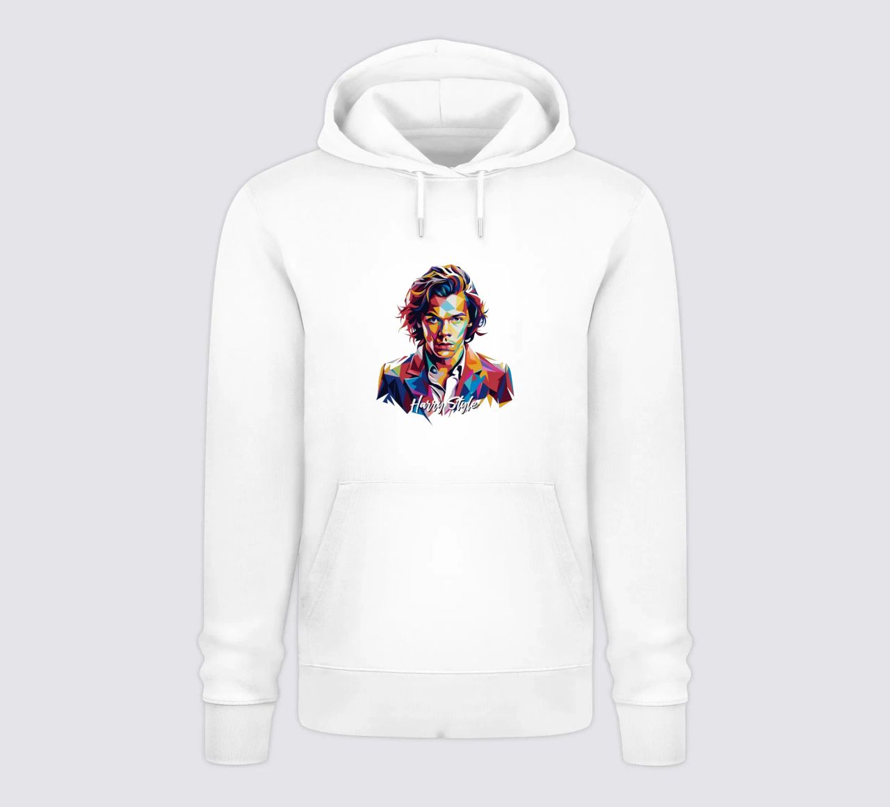 Harry Style Portrait in WPAP Pop Art felpa con cappuccio da vectorartnesia