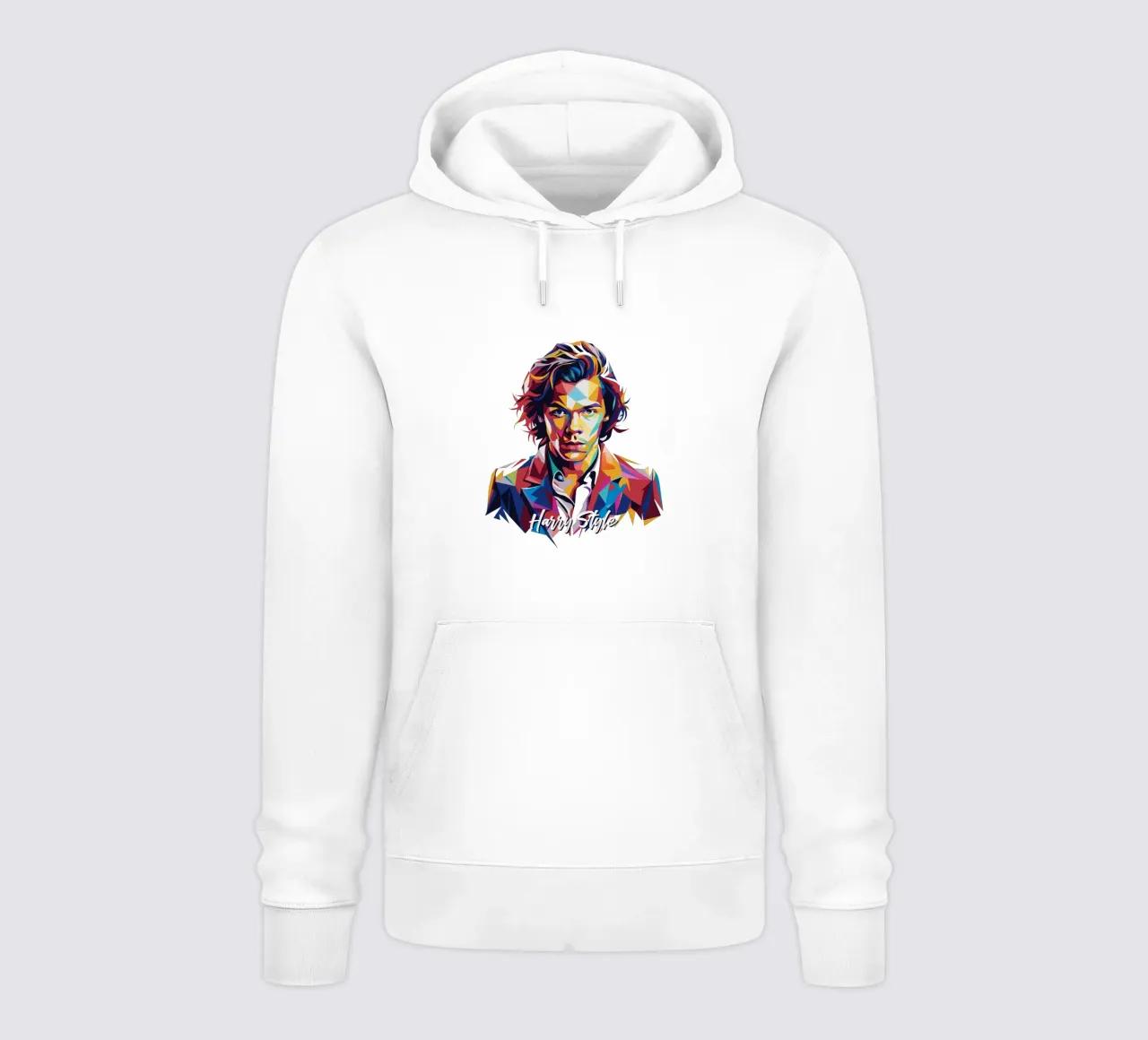 Harry Style Portrait in WPAP Pop Art Hoodie von vectorartnesia