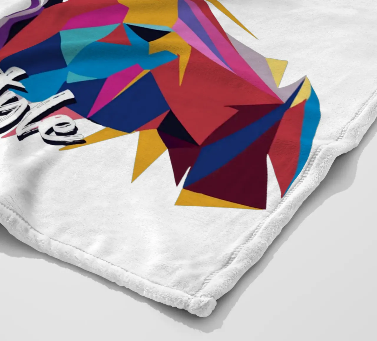 Harry Style Portrait in WPAP Pop Art coperta in pile da vectorartnesia