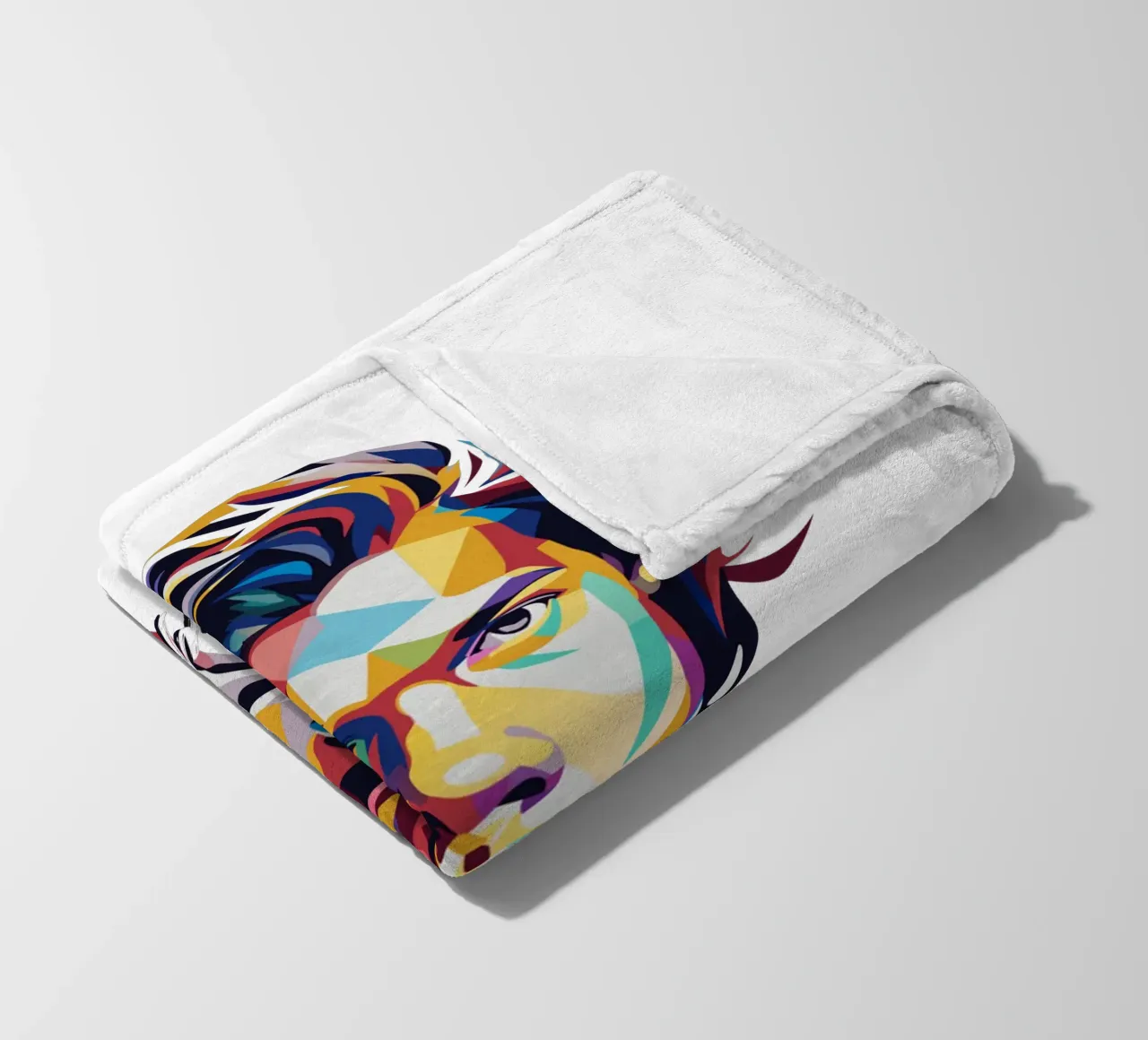 Harry Style Portrait in WPAP Pop Art coperta in pile da vectorartnesia