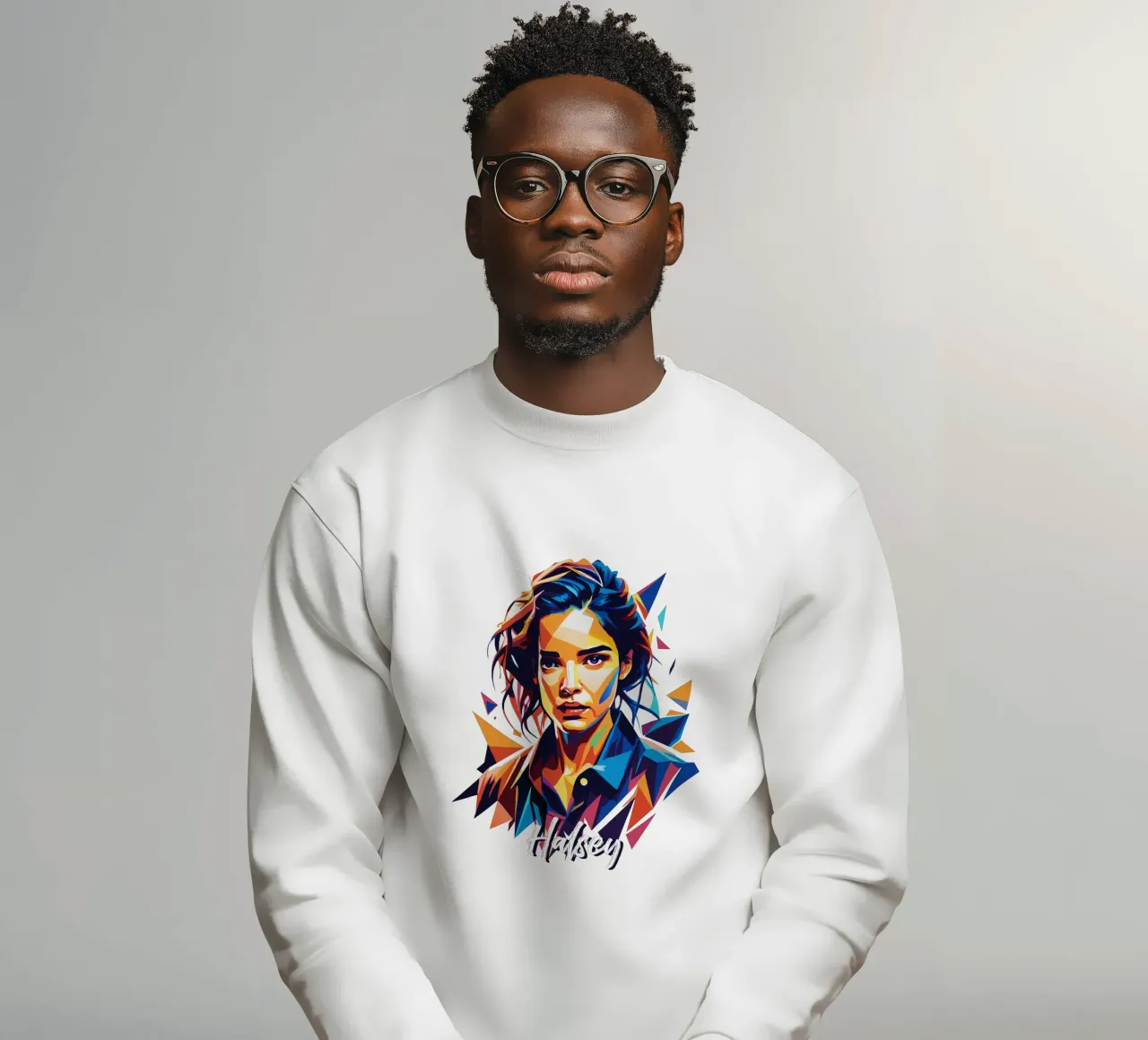Ritratto di Halsey in WPAP Pop Art felpa da vectorartnesia