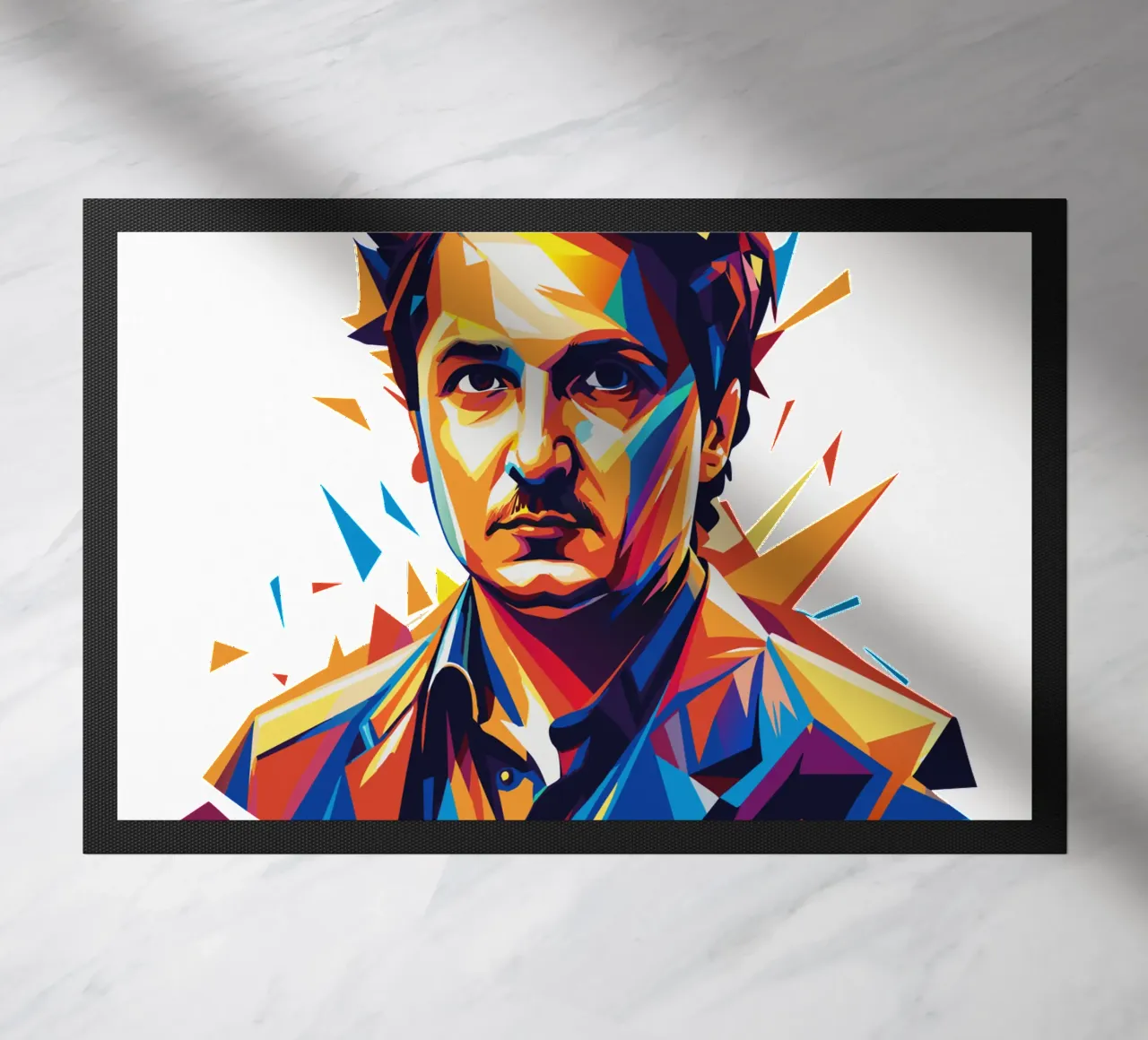 Tre Cool Portrait in WPAP Pop Art zerbino da vectorartnesia
