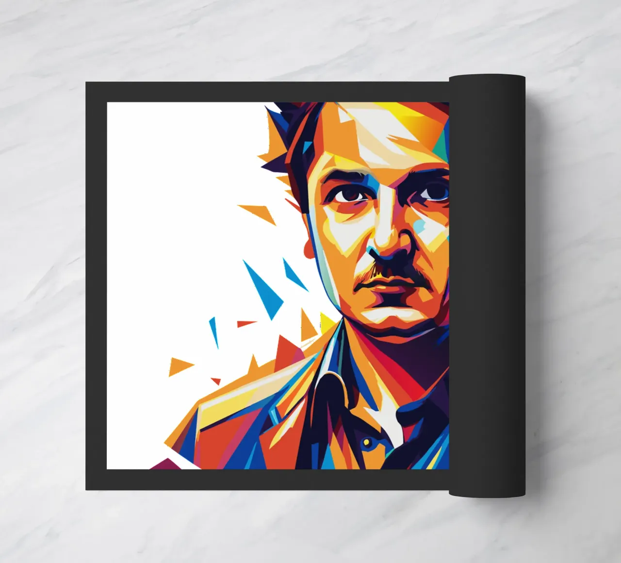 Tre Cool Portrait in WPAP Pop Art zerbino da vectorartnesia