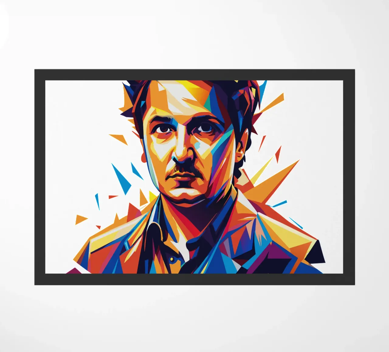 Tre Cool Portrait in WPAP Pop Art zerbino da vectorartnesia