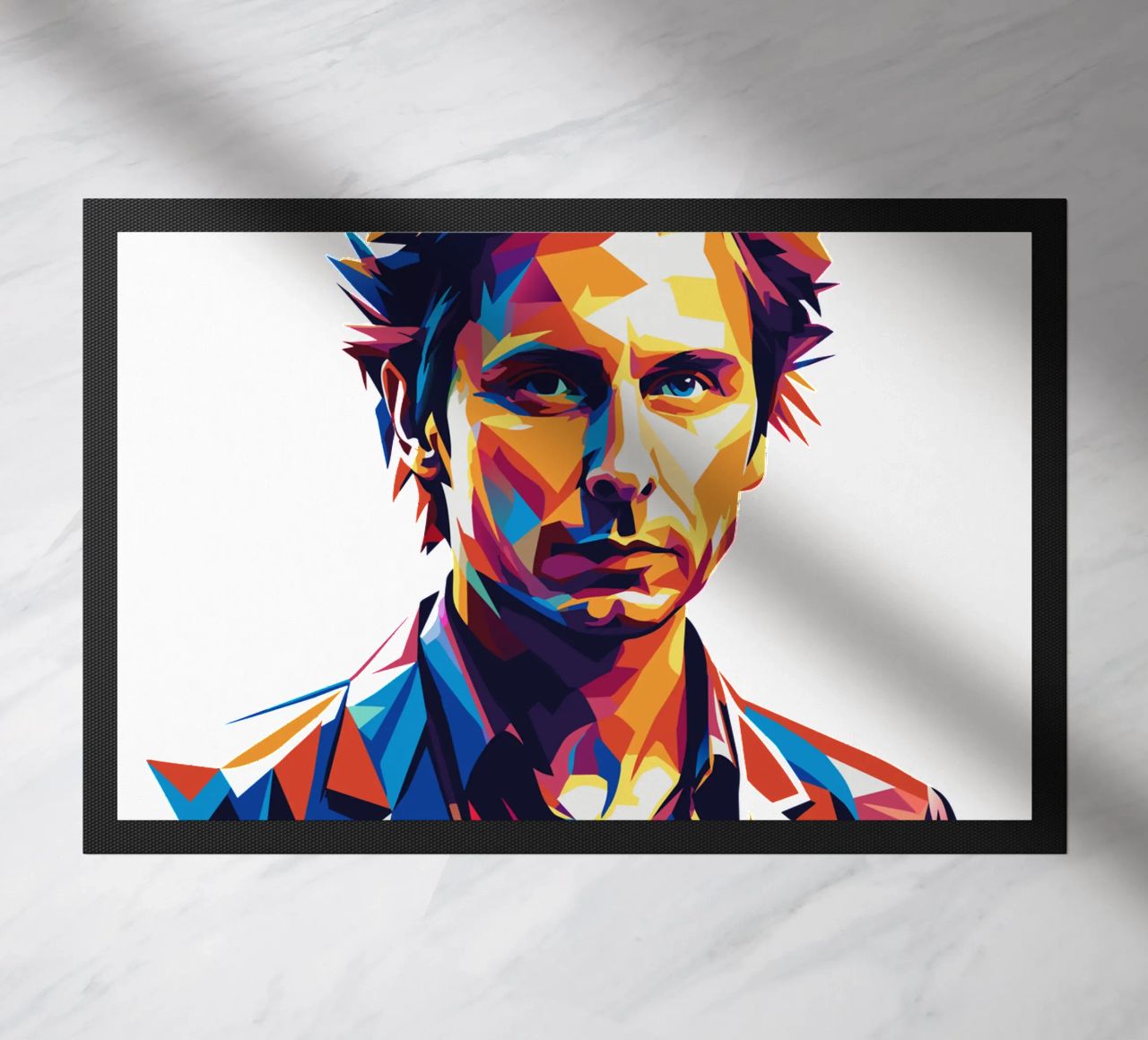 Mike Dirnt Portrait in WPAP Pop Art zerbino da vectorartnesia