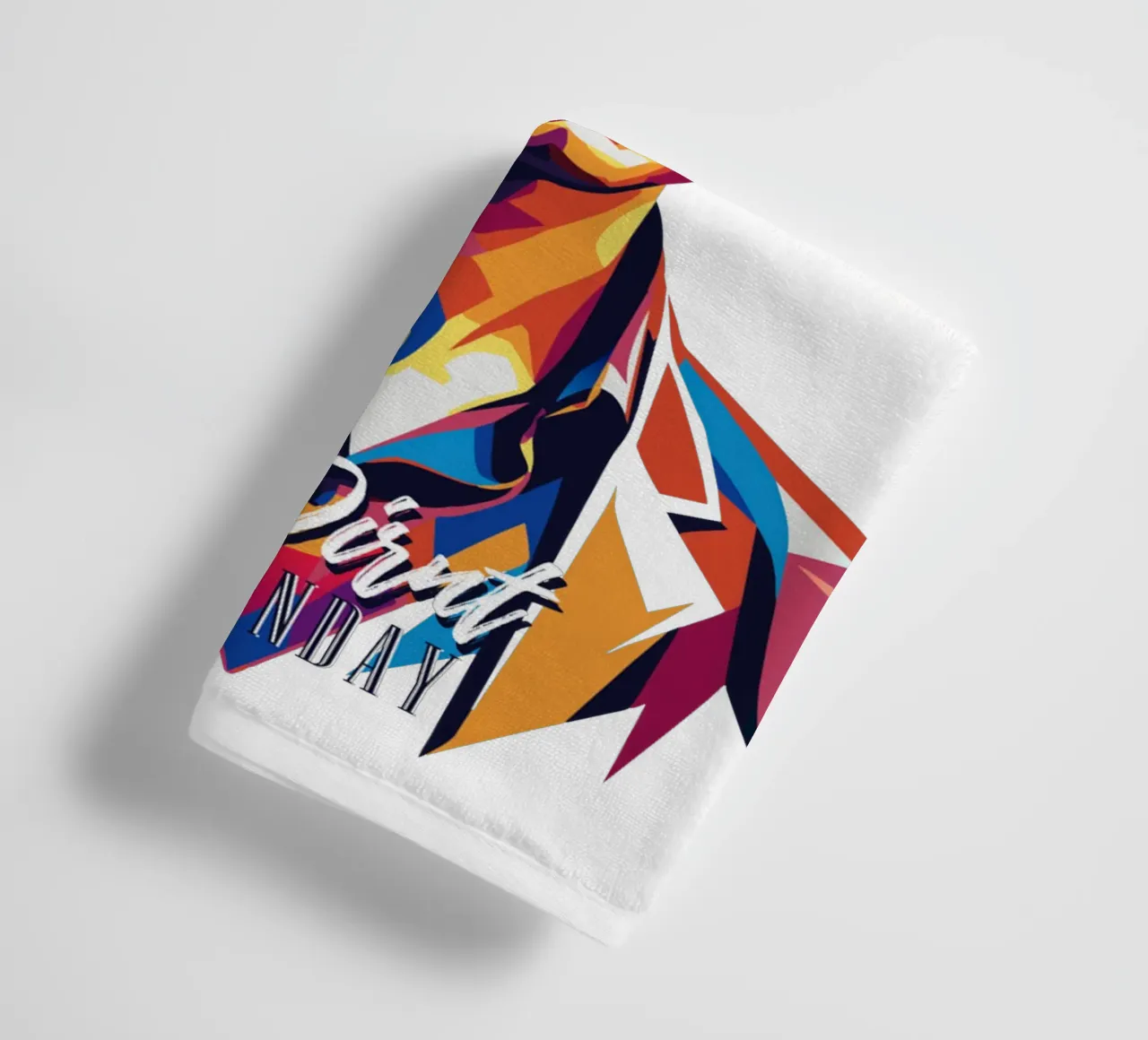 Mike Dirnt Portrait in WPAP Pop Art asciugamano da bagno da vectorartnesia