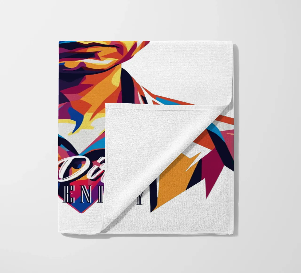 Mike Dirnt Portrait in WPAP Pop Art telo mare da vectorartnesia