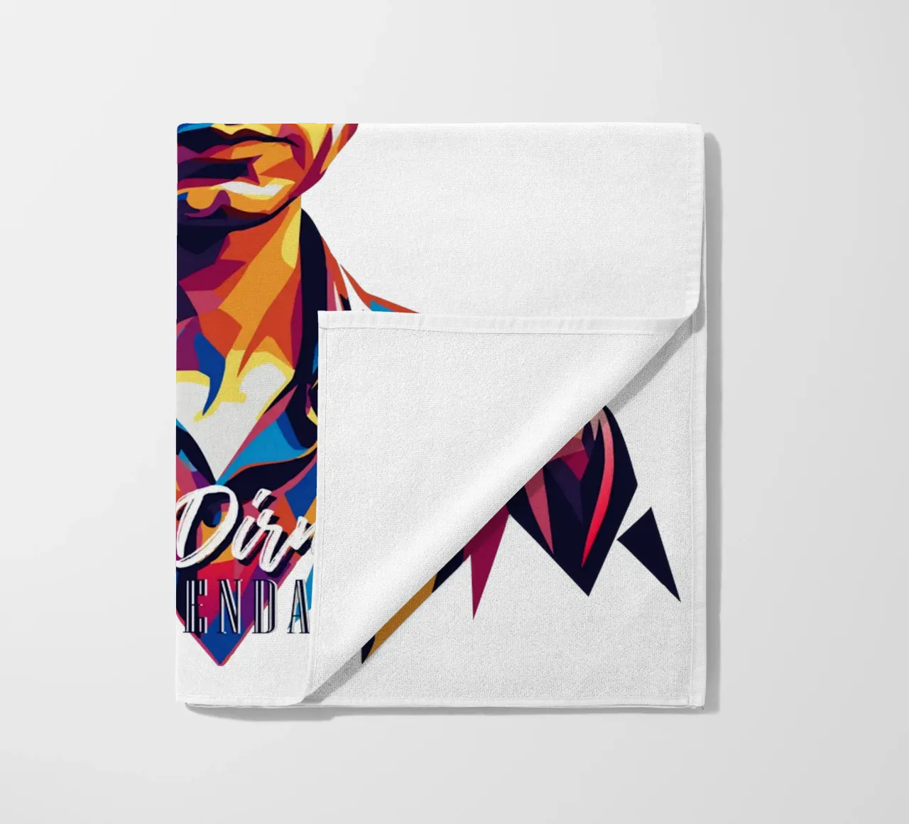 Mike Dirnt Portrait in WPAP Pop Art telo mare da vectorartnesia