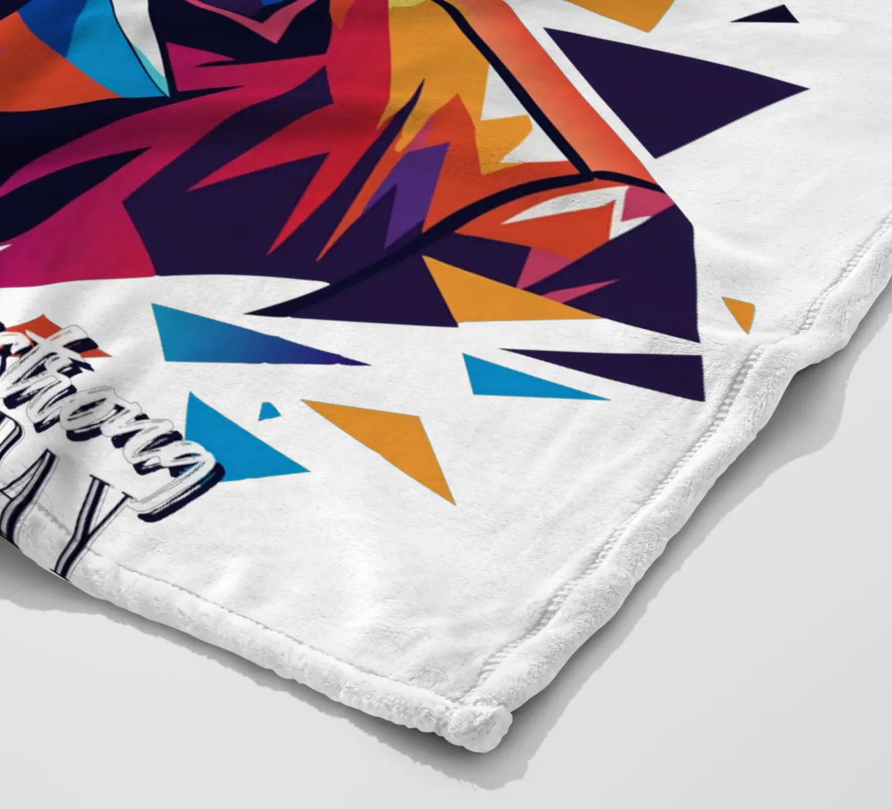 Billie Joe Armstrong Portrait in WPAP Pop Art coperta in pile da vectorartnesia