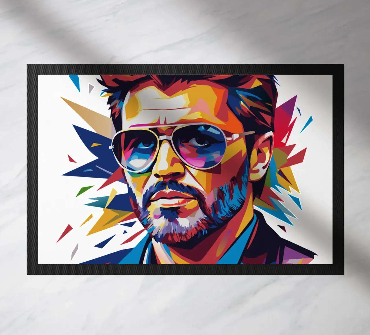 George Michael Portrait in WPAP Pop Art zerbino da vectorartnesia