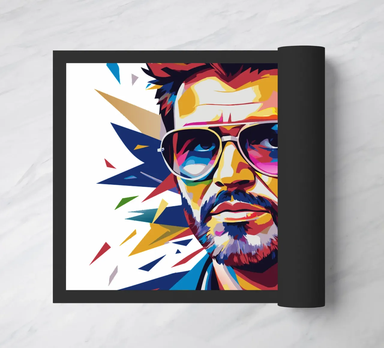 George Michael Portrait in WPAP Pop Art zerbino da vectorartnesia