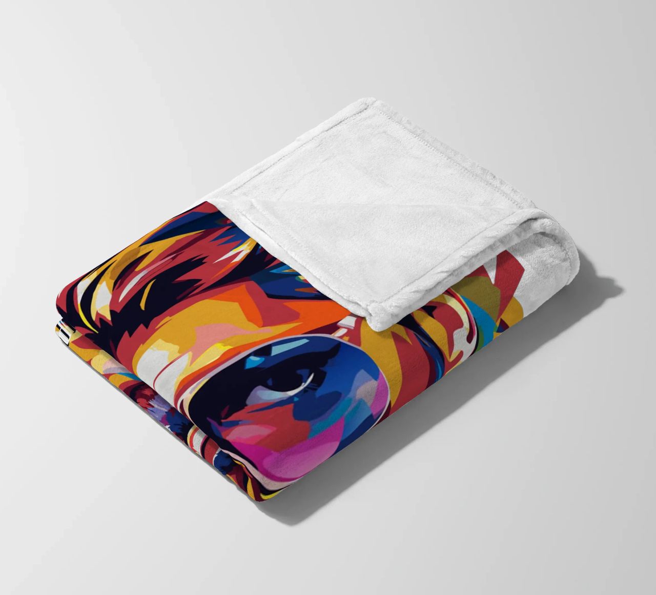 George Michael Portrait in WPAP Pop Art coperta in pile da vectorartnesia