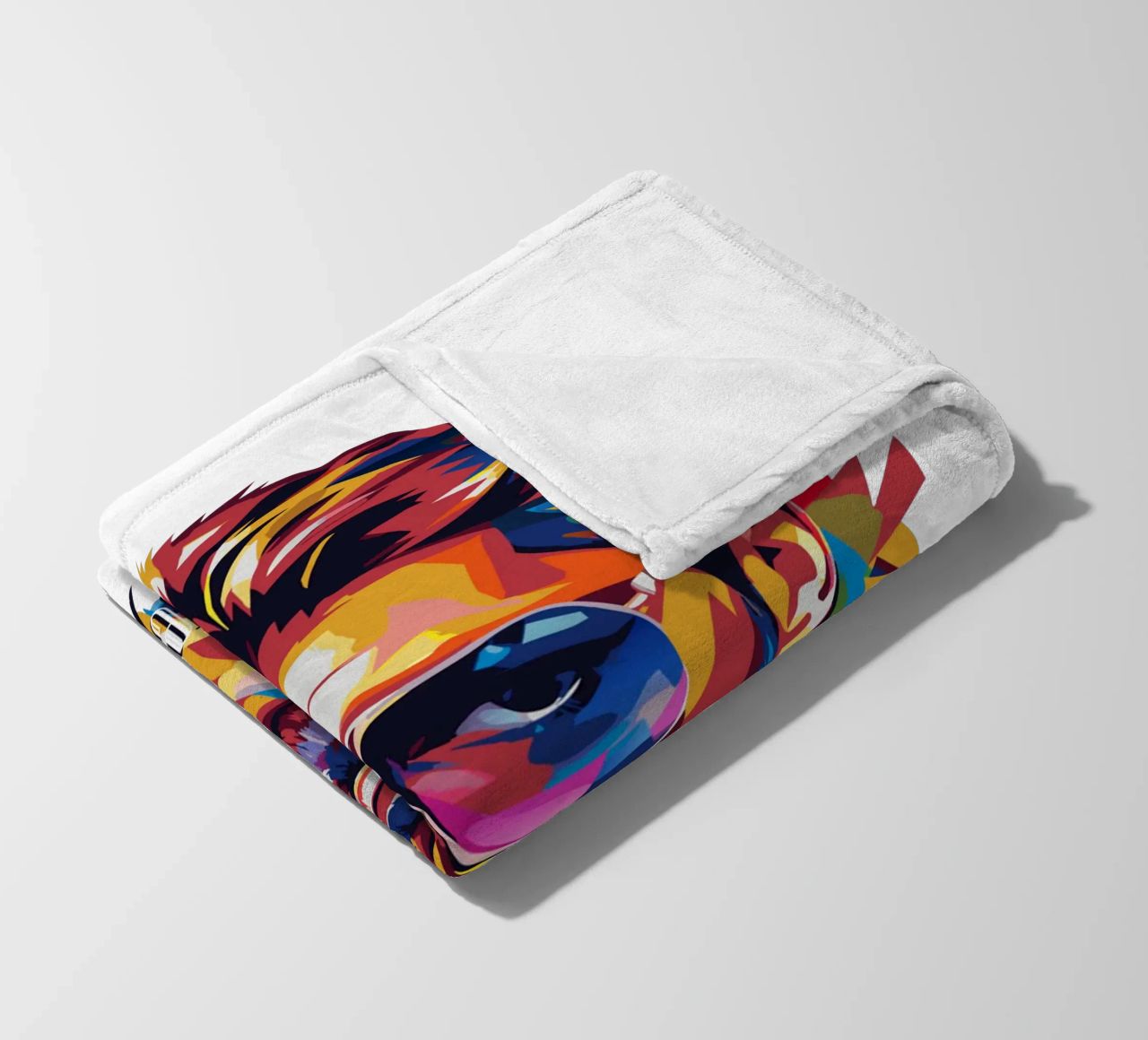 George Michael Portrait in WPAP Pop Art coperta in pile da vectorartnesia