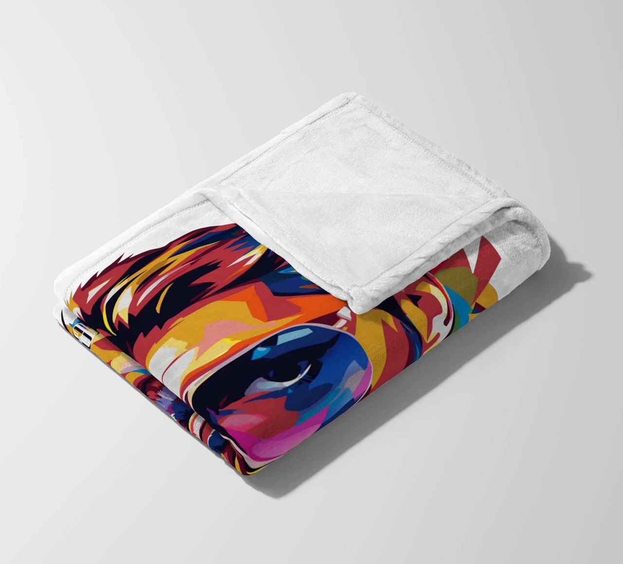 George Michael Portrait in WPAP Pop Art coperta in pile da vectorartnesia