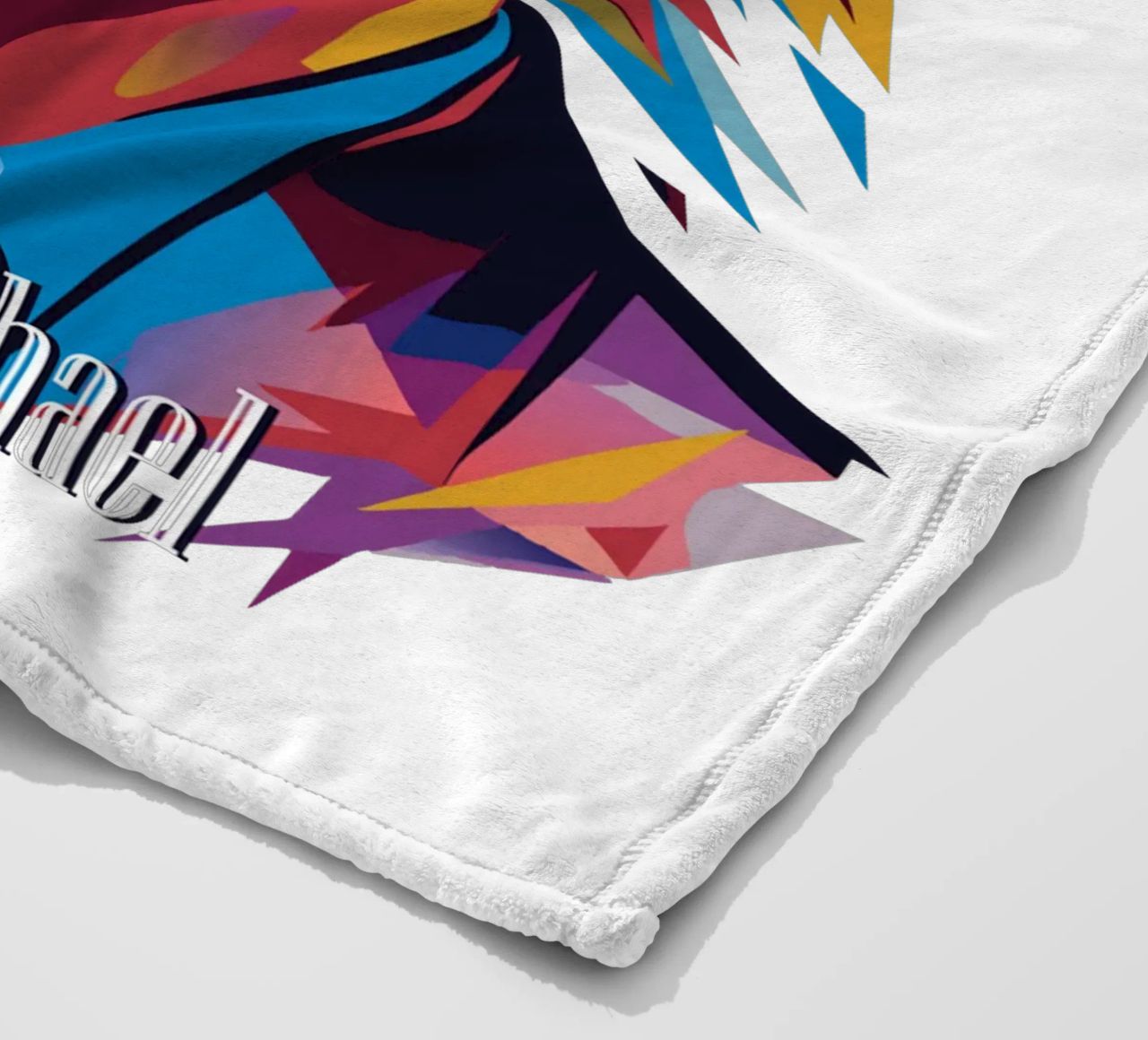 George Michael Portrait in WPAP Pop Art coperta in pile da vectorartnesia