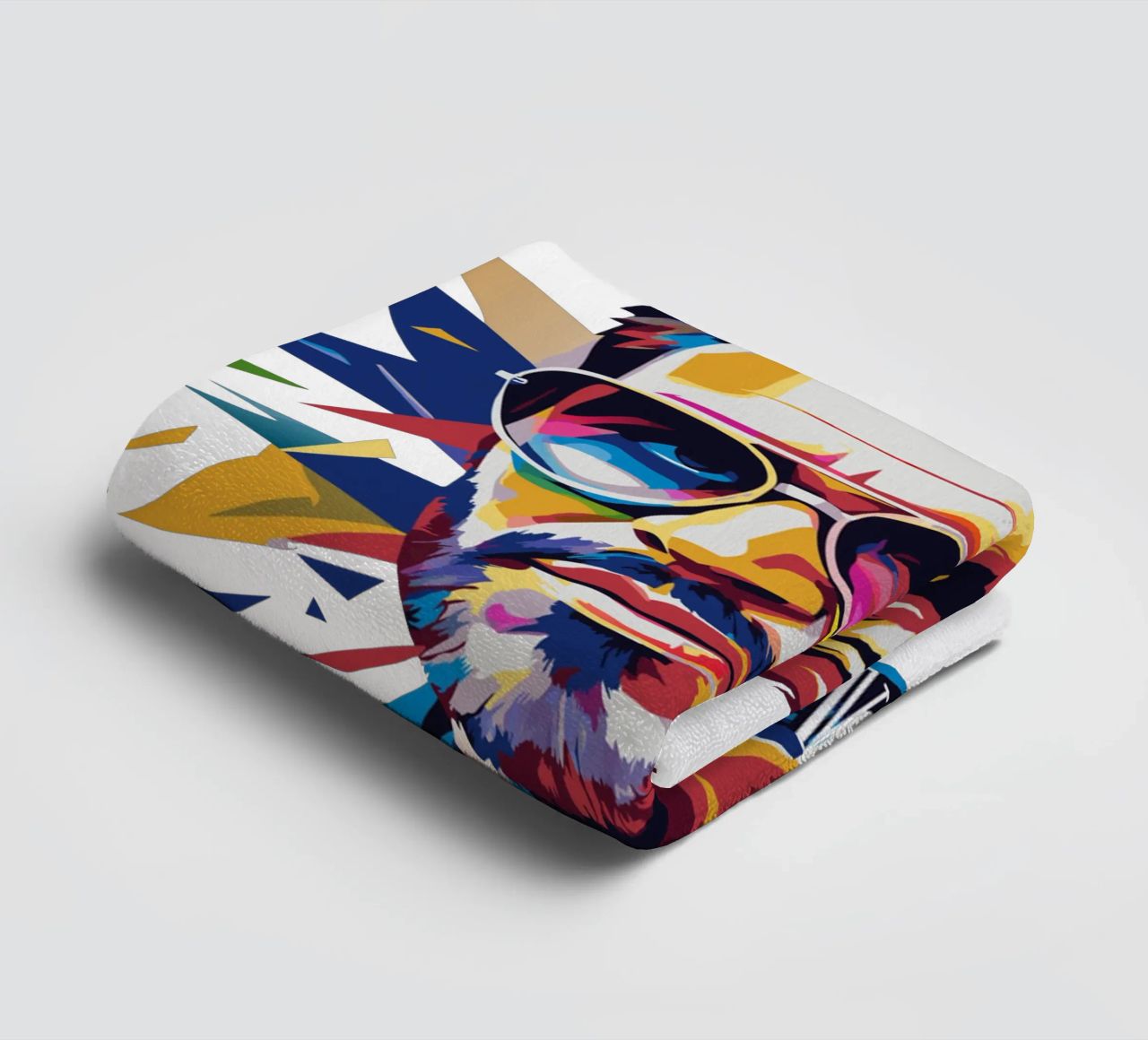 George Michael Portrait in WPAP Pop Art asciugamano da bagno da vectorartnesia