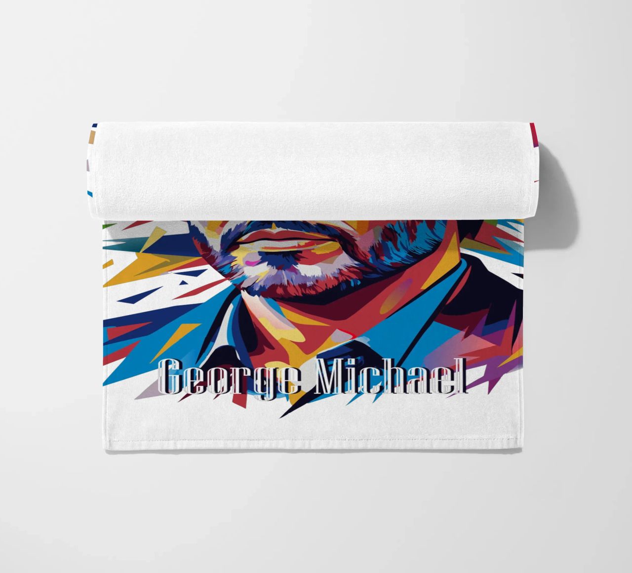 George Michael Portrait in WPAP Pop Art telo mare da vectorartnesia