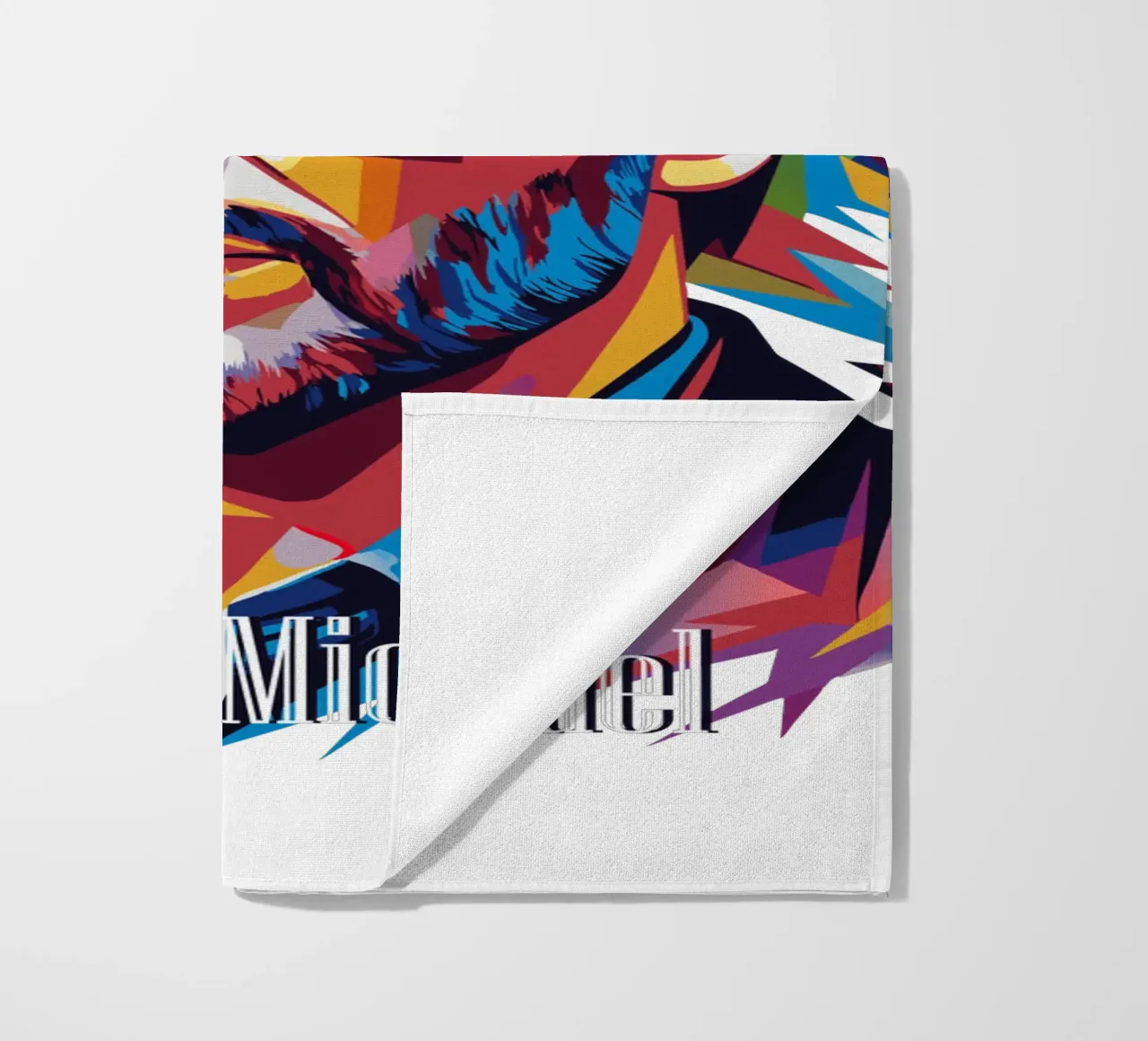 George Michael Portrait in WPAP Pop Art telo mare da vectorartnesia