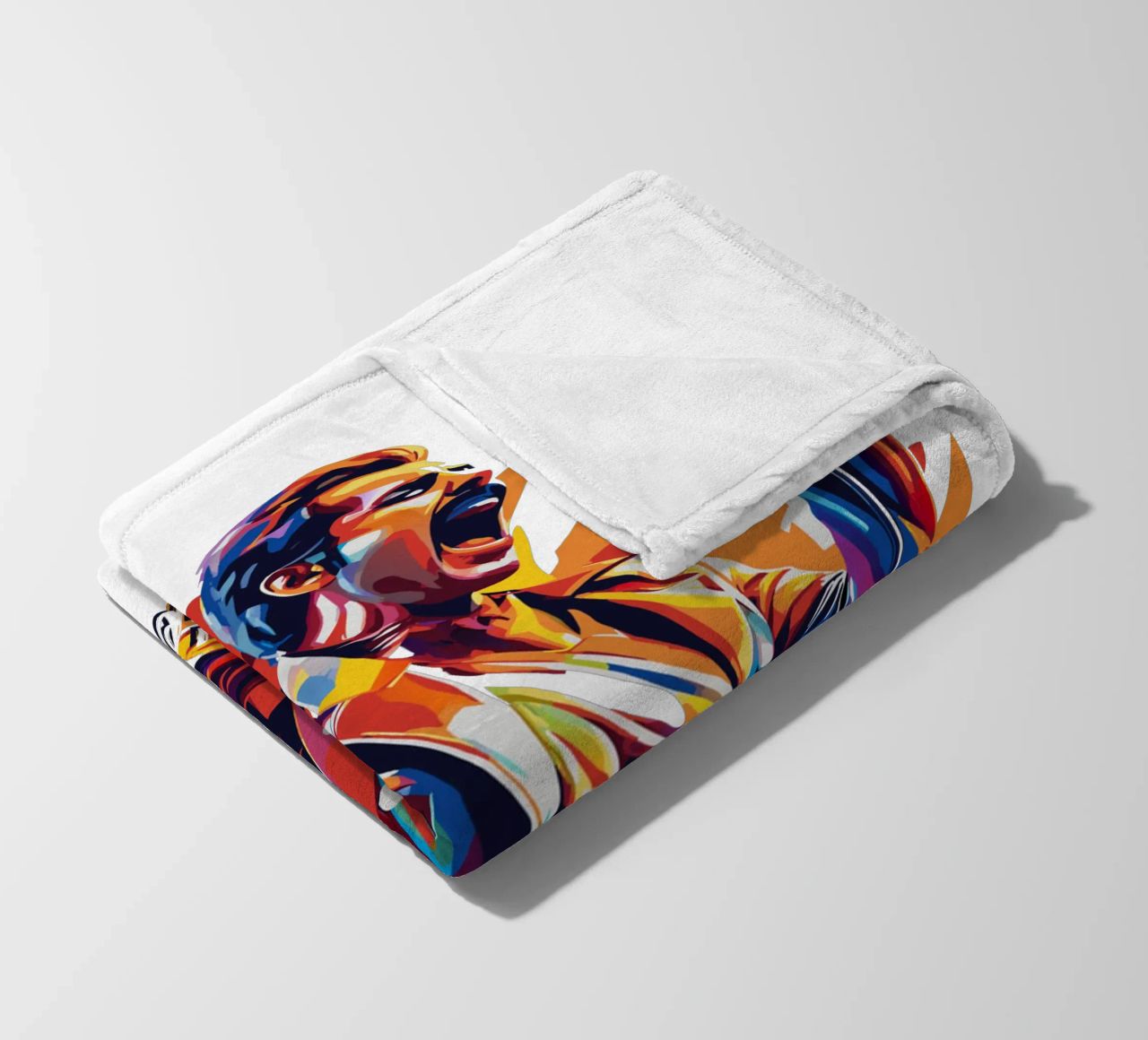 Freddie Mercury in WPAP Pop Art Fleecedecke von vectorartnesia